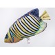 Gaby Pfauenkaiserfisch Mini Kissen, Länge 32 cm