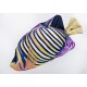 Gaby Pfauenkaiserfisch Kissen, Länge 56 cm